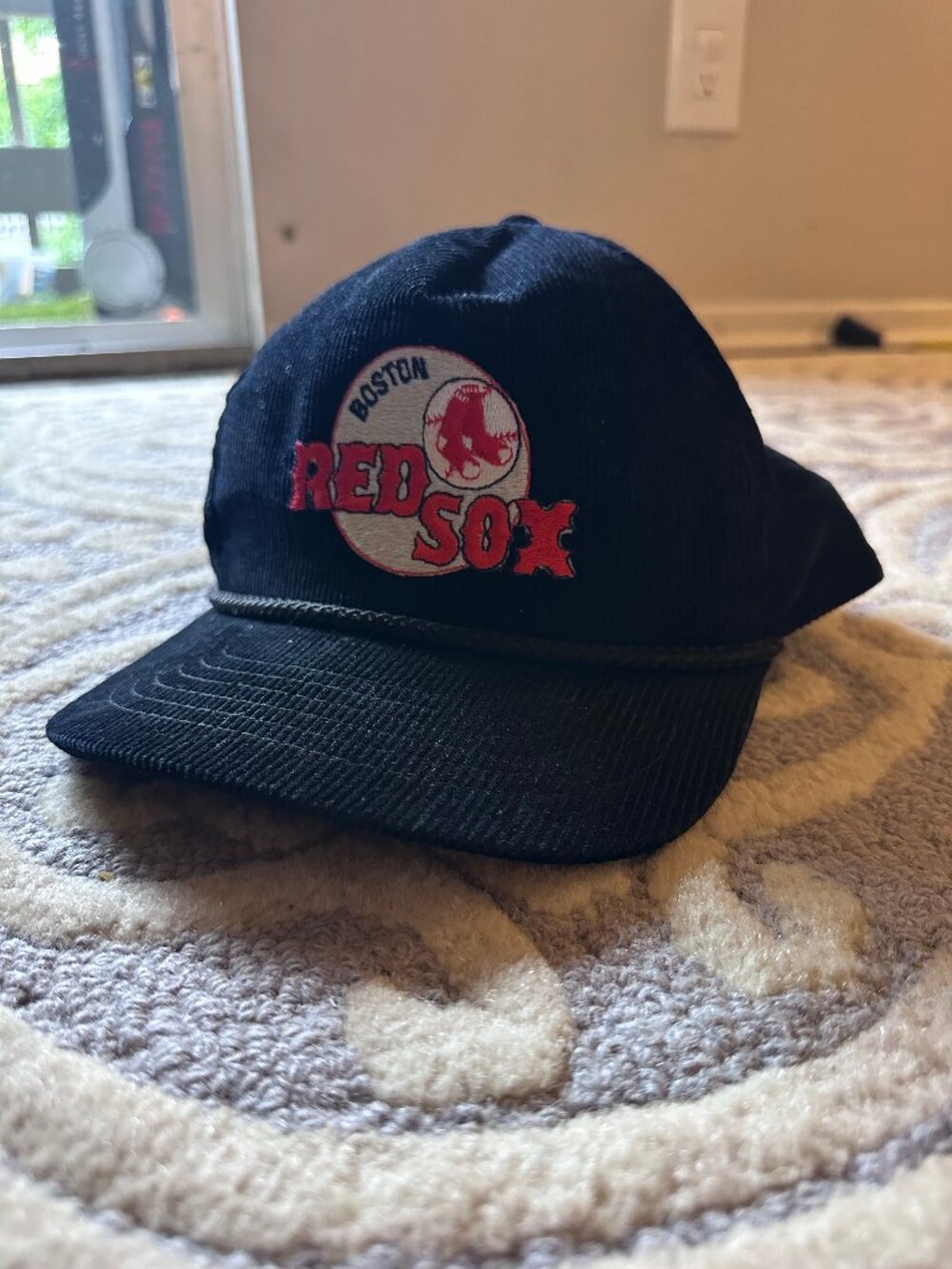 Boston Red Sox Courdory Black Out Hat Cap Snapback - Nike, MLB, Ness Vintage